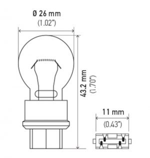 Hella Miniature Bulb 3157