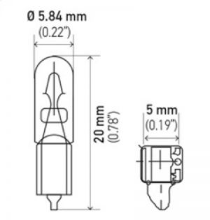 Hella Miniature Bulb 2721