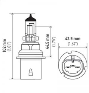 Hella Miniature Bulb 9004