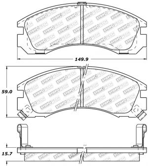Stoptech Sport Brake Pads 309.05300