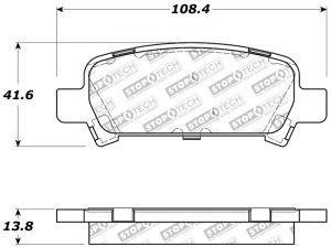 Stoptech Sport Brake Pads 309.07700