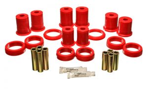 Energy Suspension Cntrl Arm Bushings - Red 4.3114R