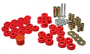 Energy Suspension Cntrl Arm Bushings - Red 5.3141R