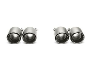 Akrapovic Tail Pipe Set - Titanium TP-T/S/8