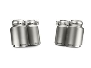 Akrapovic Tail Pipe Set - Titanium TP-T/S/8