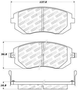 Stoptech Sport Brake Pads 309.09290
