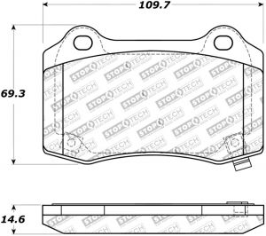 Stoptech Sport Brake Pads 309.10530