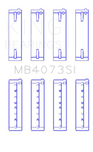 King Engine Bearings Main Bearings MB4073SI
