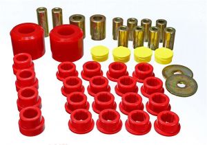 Energy Suspension Cntrl Arm Bushings - Red 3.3196R